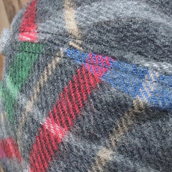 Vintage Plaid Trapper Hat Ear Flaps Size XL Made In The USA - Picture 8 of 8